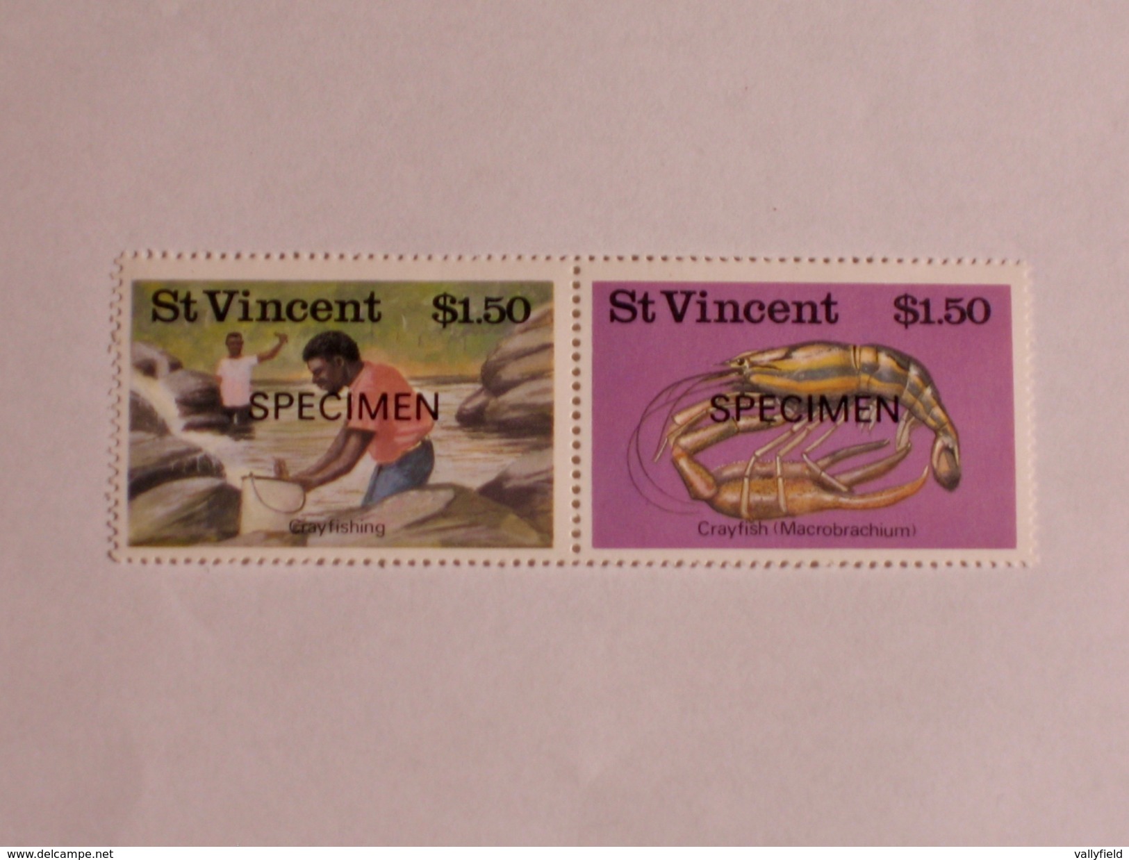 ST-VINCENT  1986   LOT# 18  FISHING - St.Vincent (1979-...)