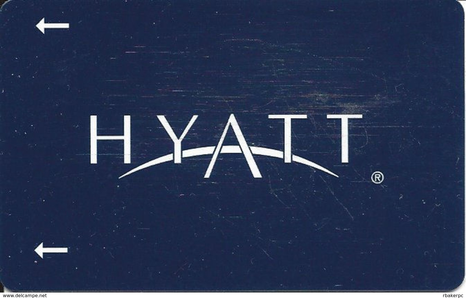 Hyatt Hotel Room Key Card With F3 On Reverse - Hotel Keycards