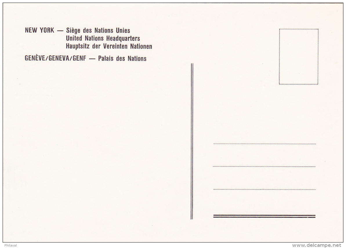 Postvernaltung Der Vereinten Nationen GRENCHEN 4-6.12.1981 - Storia Postale