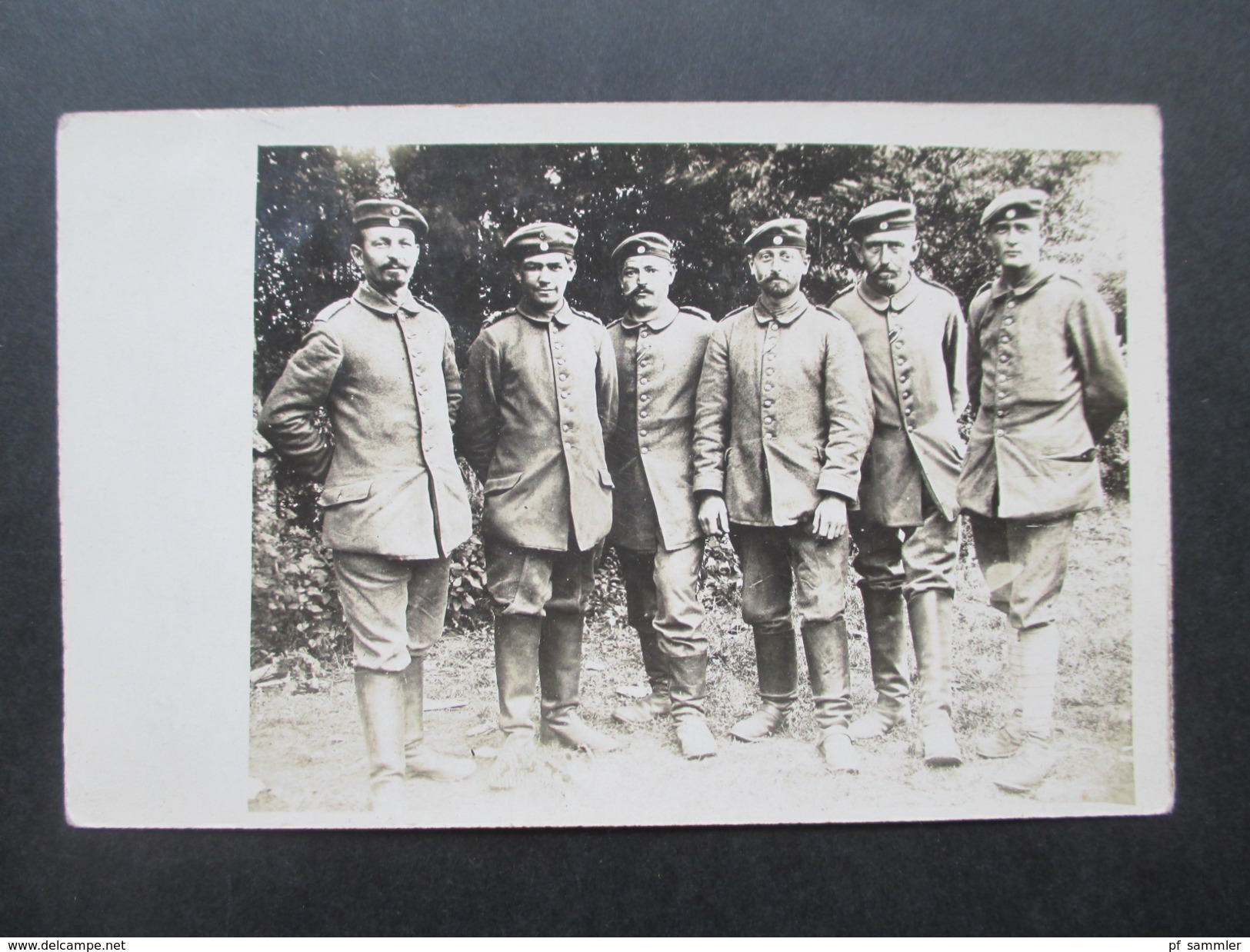 AK Bayern / Deutschland 1. WK 6 Soldaten / Einfache Soldaten. 1914. Feldpost. - Guerre 1914-18