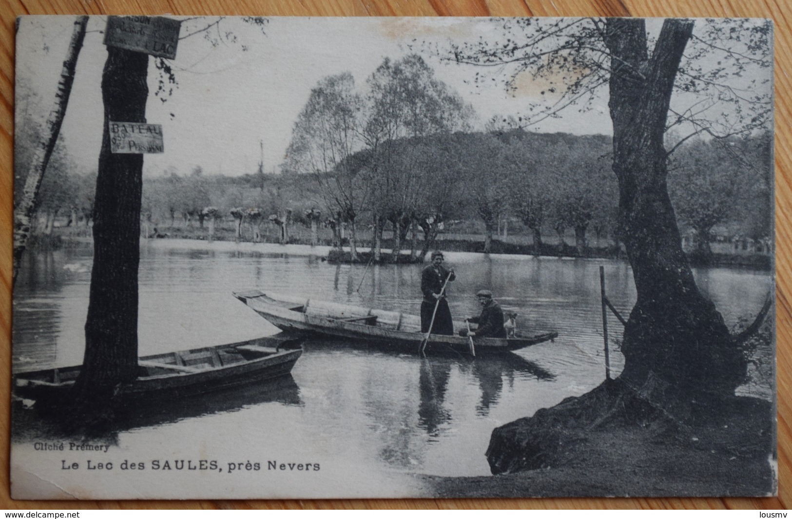 58 : Le Lac Des Saules Près Nevers - Animée - Barque - (n°8215) - Nevers