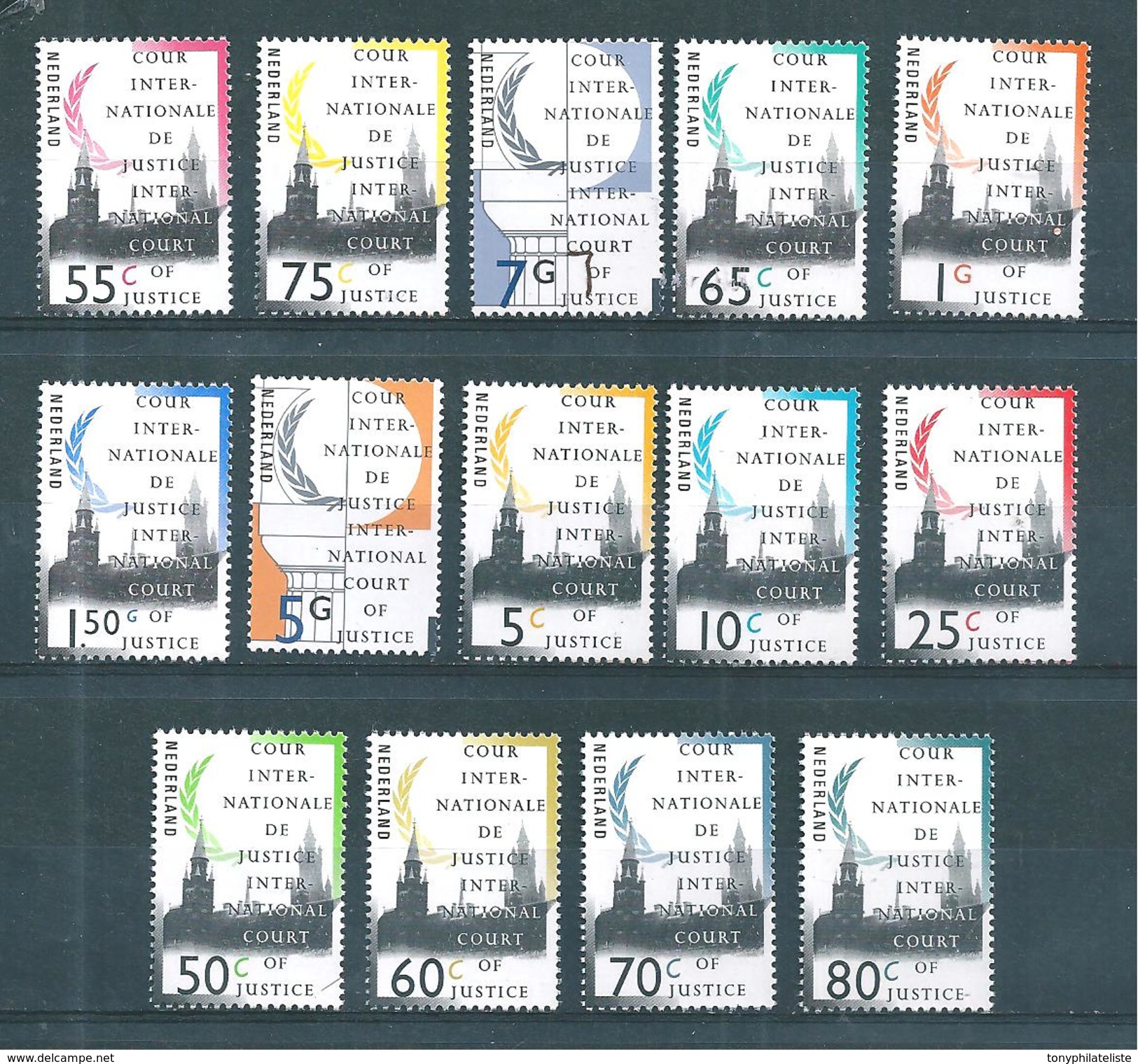 Pays Bas,    Timbres De Services De 1989/91  N°43 A 56  Complet  Neufs ** - Dienstzegels