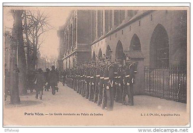 France: Le Garde Montante Au Palais De Justice; Postcard Collectors, 22 Jun 1909 - Other & Unclassified