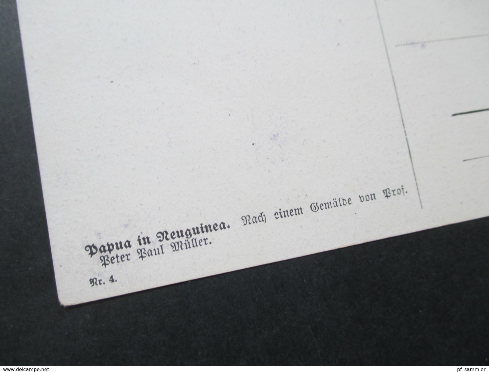 AK Künstlerkarte Kolonialkriegerdank. Papua In Neuguinea. Gemälde Prof. Peter Paul Müller. Ungebraucht - Ehemalige Dt. Kolonien
