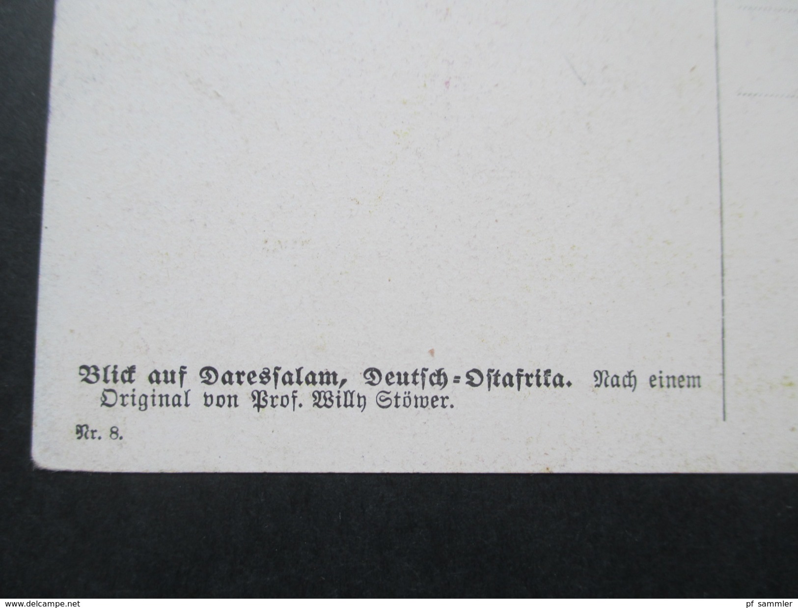 AK Künstlerkarte Kolonialkriegerdank. Blick Auf Daresalam, Deutsch Ostafrika. Prof. Wilh. Stöwer. Ungebraucht - Ehemalige Dt. Kolonien