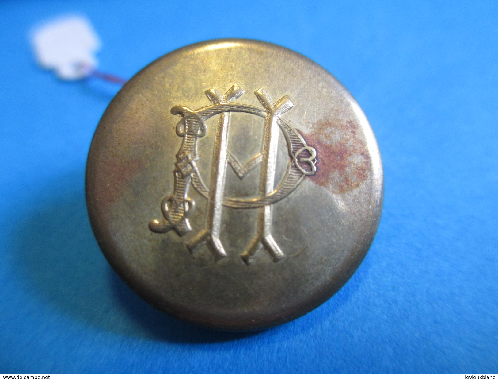 Bouton Ancien à Monogramme "HP"/ Doré / Bouton De Livrée/Fabricant ? / Début XXème Siècle     BOUT48 - Boutons