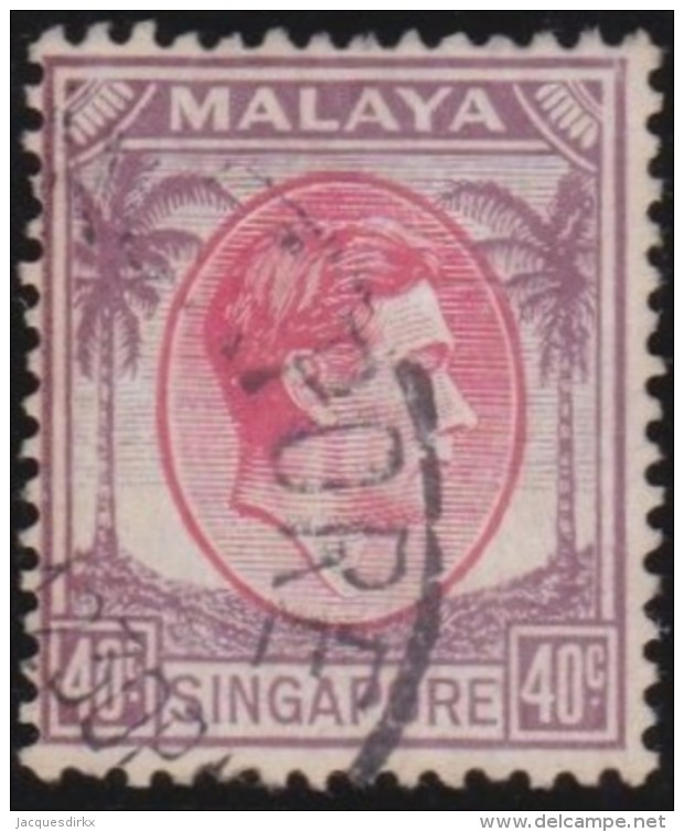 Singapore    .      SG        .    26    .       O       .      Gebruikt   .    /    .   Cancelled - Singapore (...-1959)