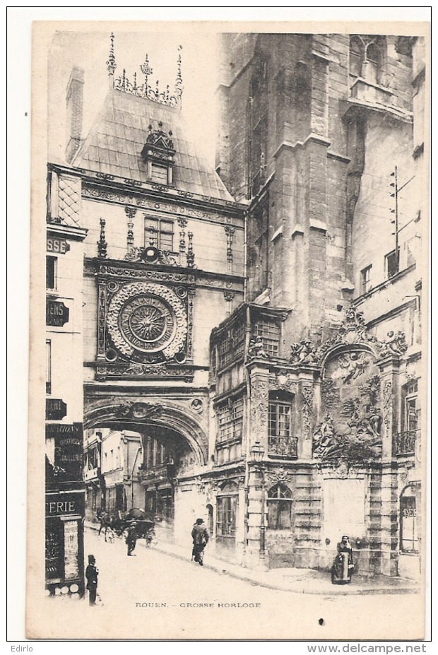 -----  76 ------ ROUEN  La Grosse Cloche  - Précurseur Neuf Excellent état - Rouen