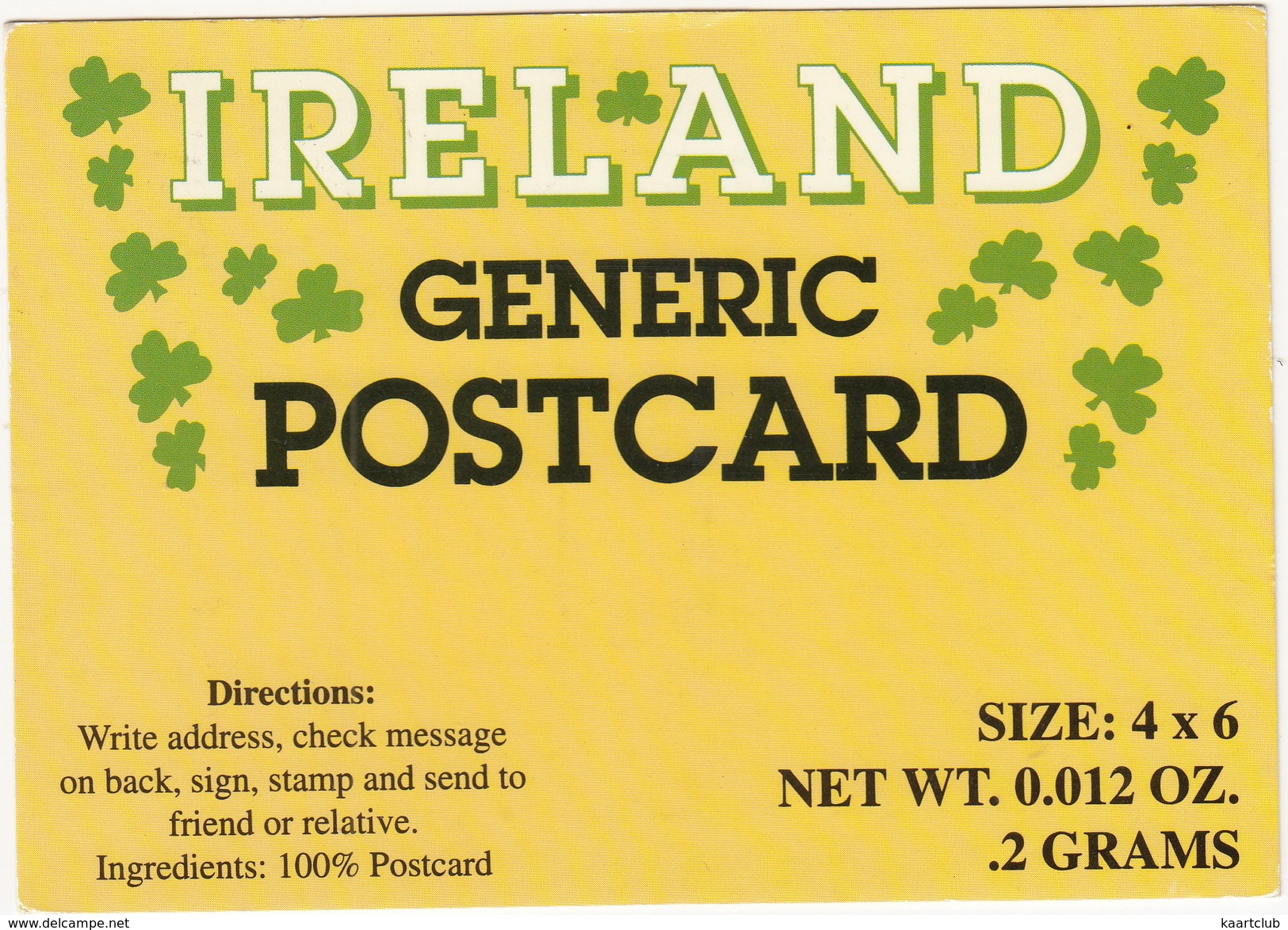 Ireland - Generic Postcard - (John Hinde Original) - Andere & Zonder Classificatie