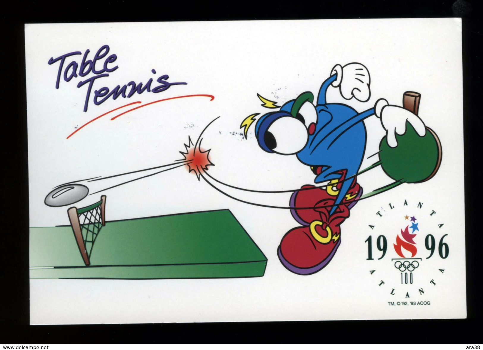 TENNIS DE TABLE Jeux Olympiques D'Atlanta 1996 - Tennis De Table
