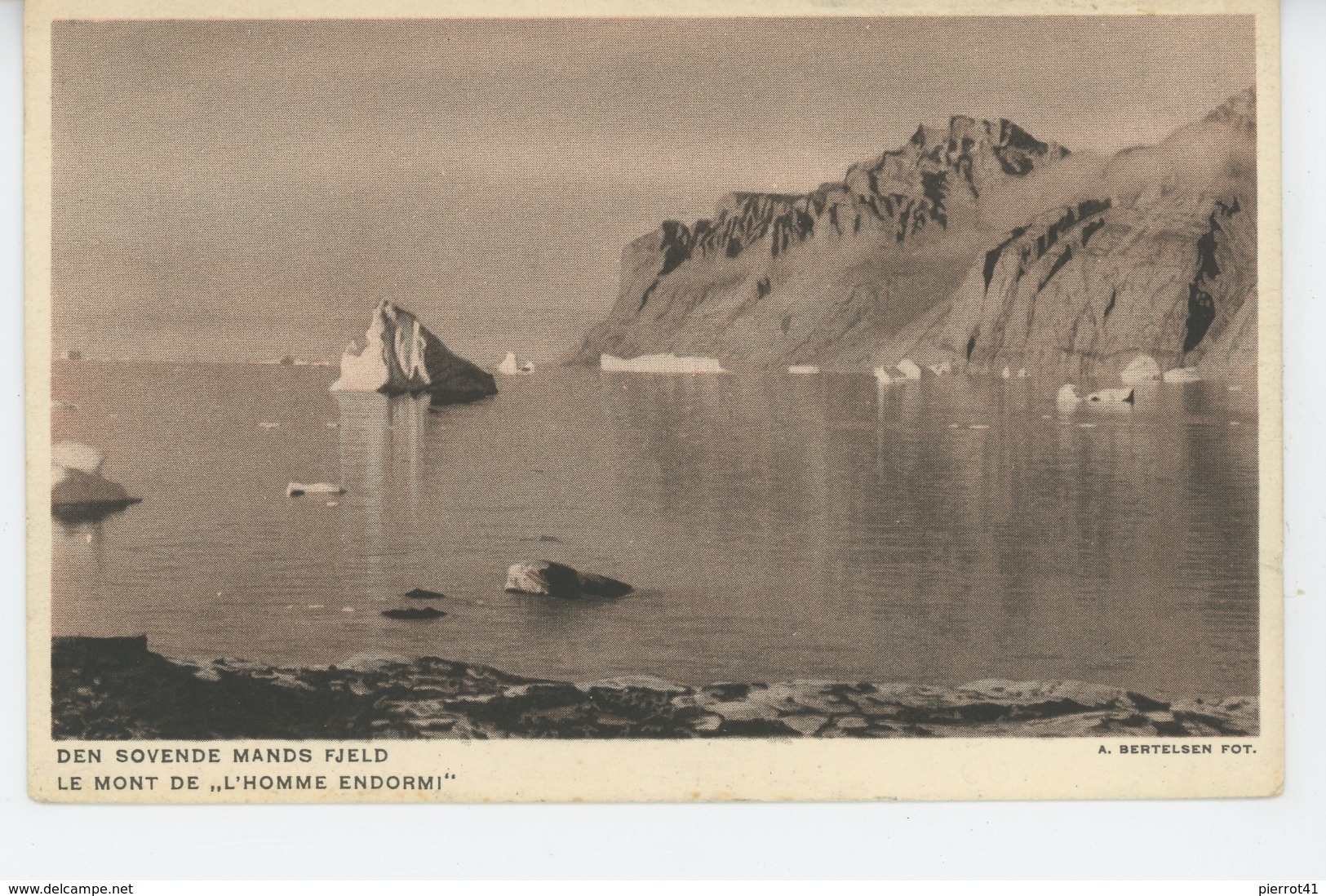 GROENLAND - DEN SOVENDE MANDS FJELD - Le Mont De "L'HOMME ENDORMI " - Greenland