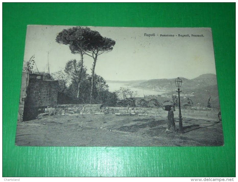 Cartolina Napoli - Panorama - Bagnoli, Pozzuoli 1915 - Napoli (Naples)