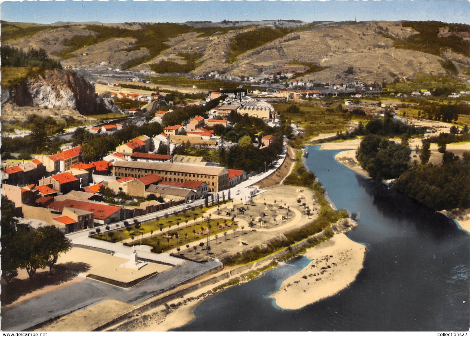 07-TOURNON-SUR-RHONE- LES BORDS DU RHONE AU CONFLUENT DU DOUX , LE CAMPING - Tournon