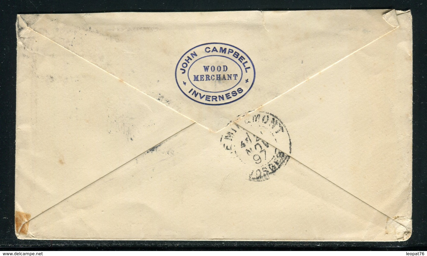 Grande Bretagne - Entier Postal ( Petite Déchirure En Haut ) De Inverness Pour La France En 1897 - Ref  J 75 - Luftpost & Aerogramme