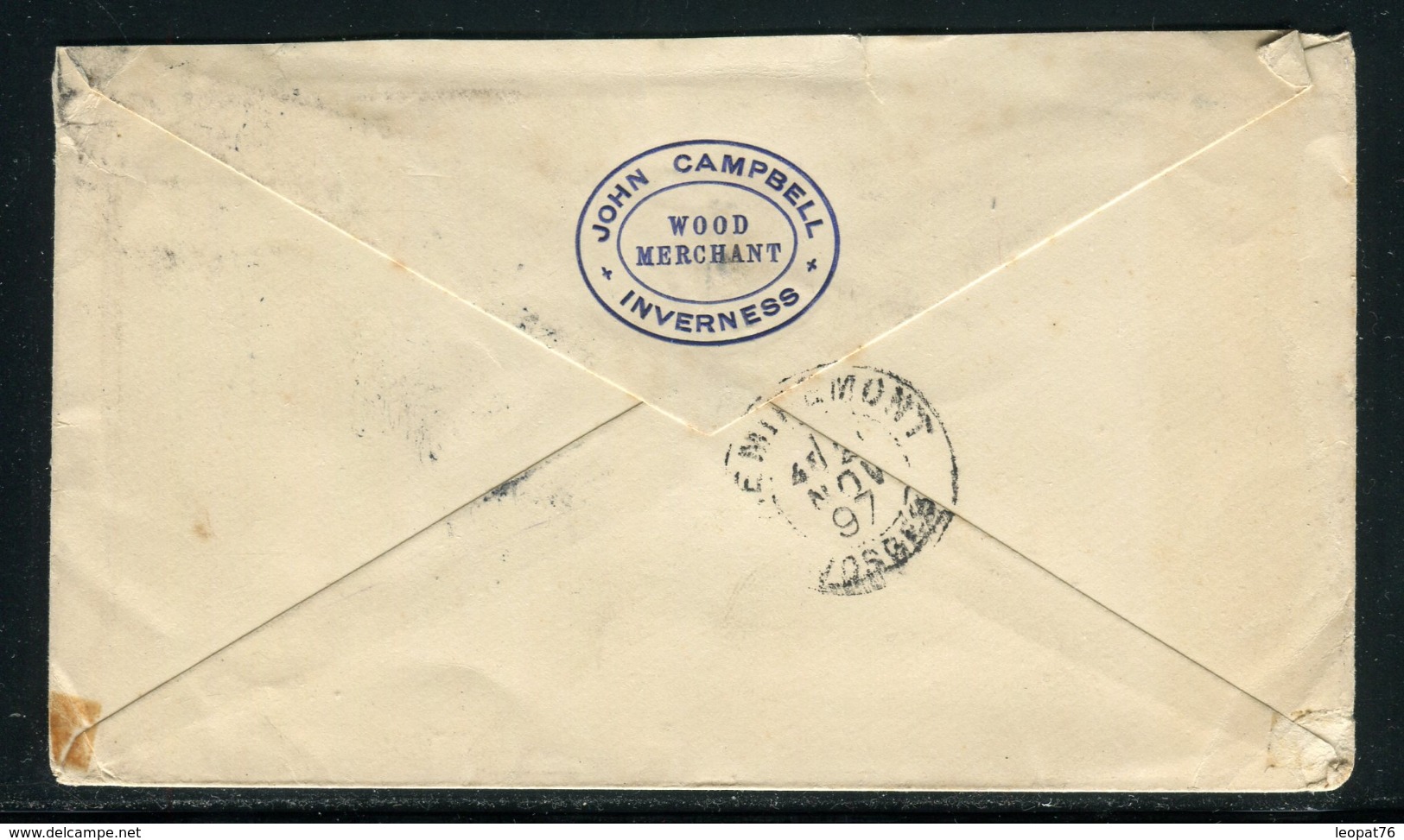 Grande Bretagne - Entier Postal ( Petite Déchirure En Haut ) De Inverness Pour La France En 1897 - Ref  J 75 - Postwaardestukken