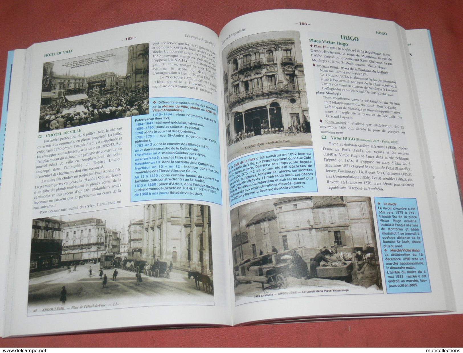 ANGOULEME / LES RUES DU PASSE AU PRESENT / HISTOIRE DES 880 RUES DE LA VILLE