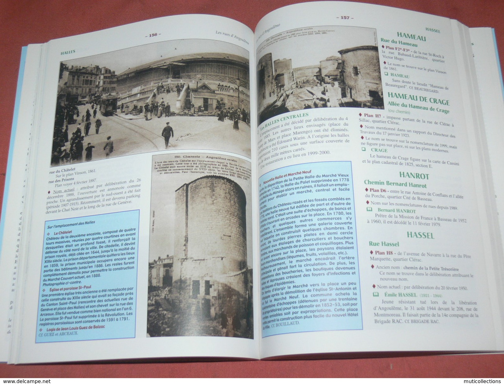 ANGOULEME / LES RUES DU PASSE AU PRESENT / HISTOIRE DES 880 RUES DE LA VILLE