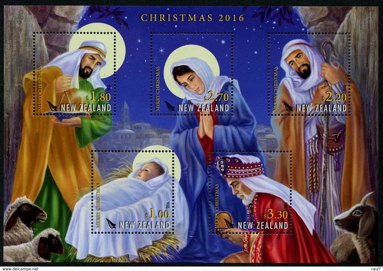 New Zealand 2016 - Noël 2016, Scènes De La Nativité - BF Neuf // Mnh - Nuevos