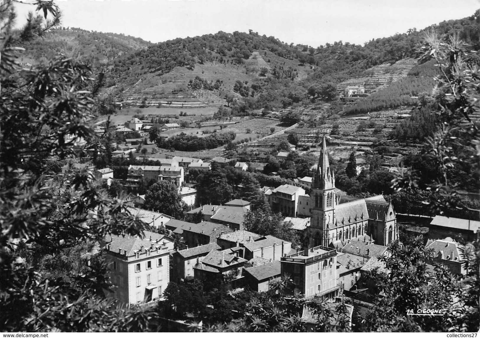 07-VALS-LES-BAINS-  VUE GENERALE AERIENNE - Vals Les Bains