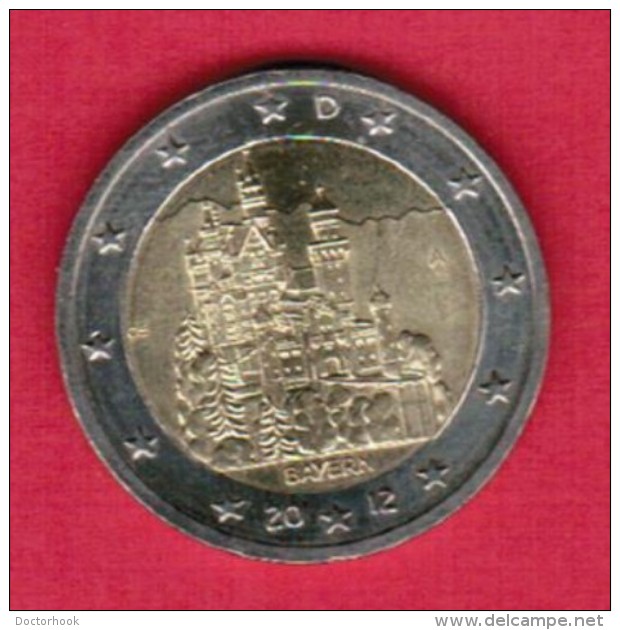 GERMANY  2 EURO 2012 A - Germany