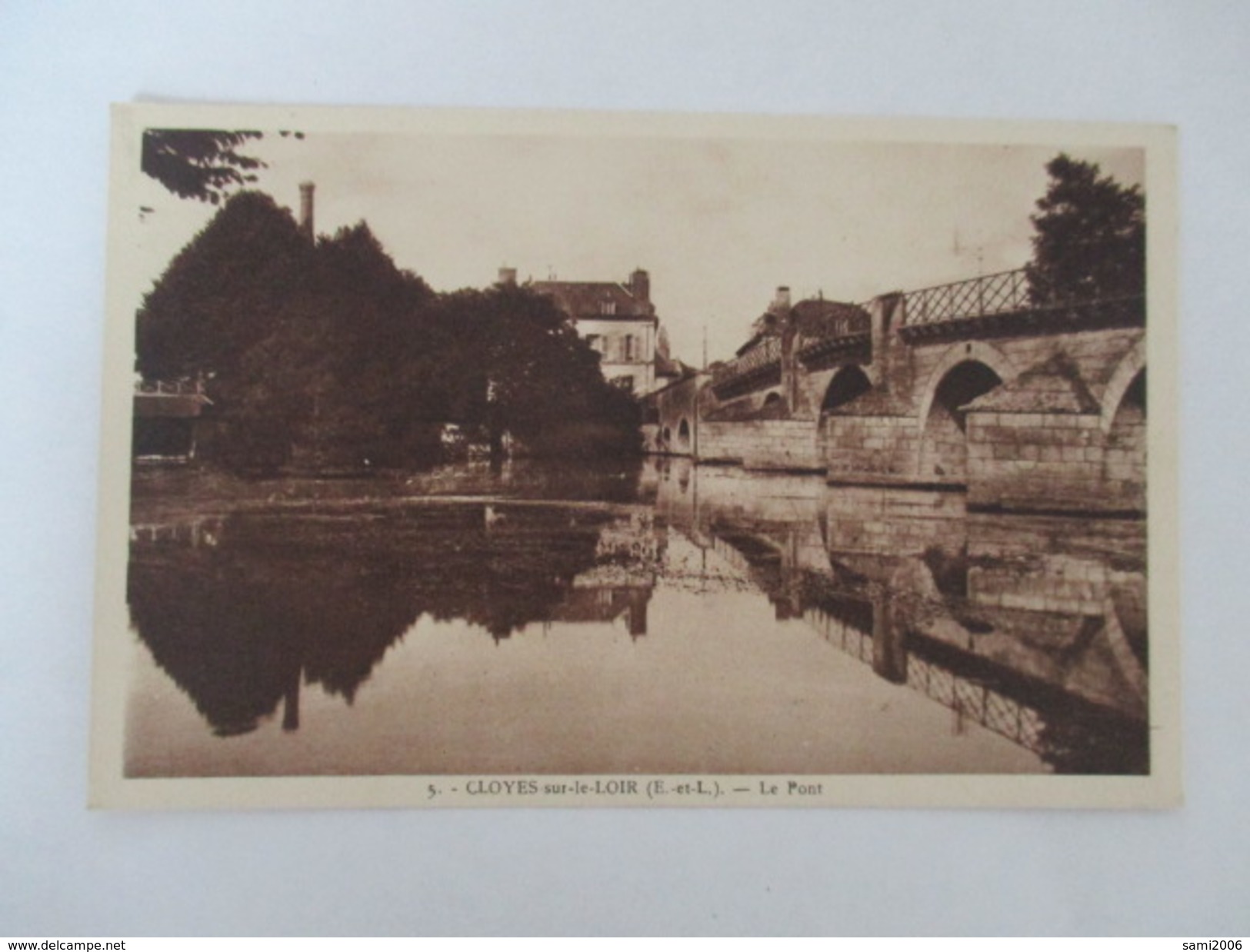 CPA 28 CLOYES SUR LE LOIR LE PONT - Cloyes-sur-le-Loir