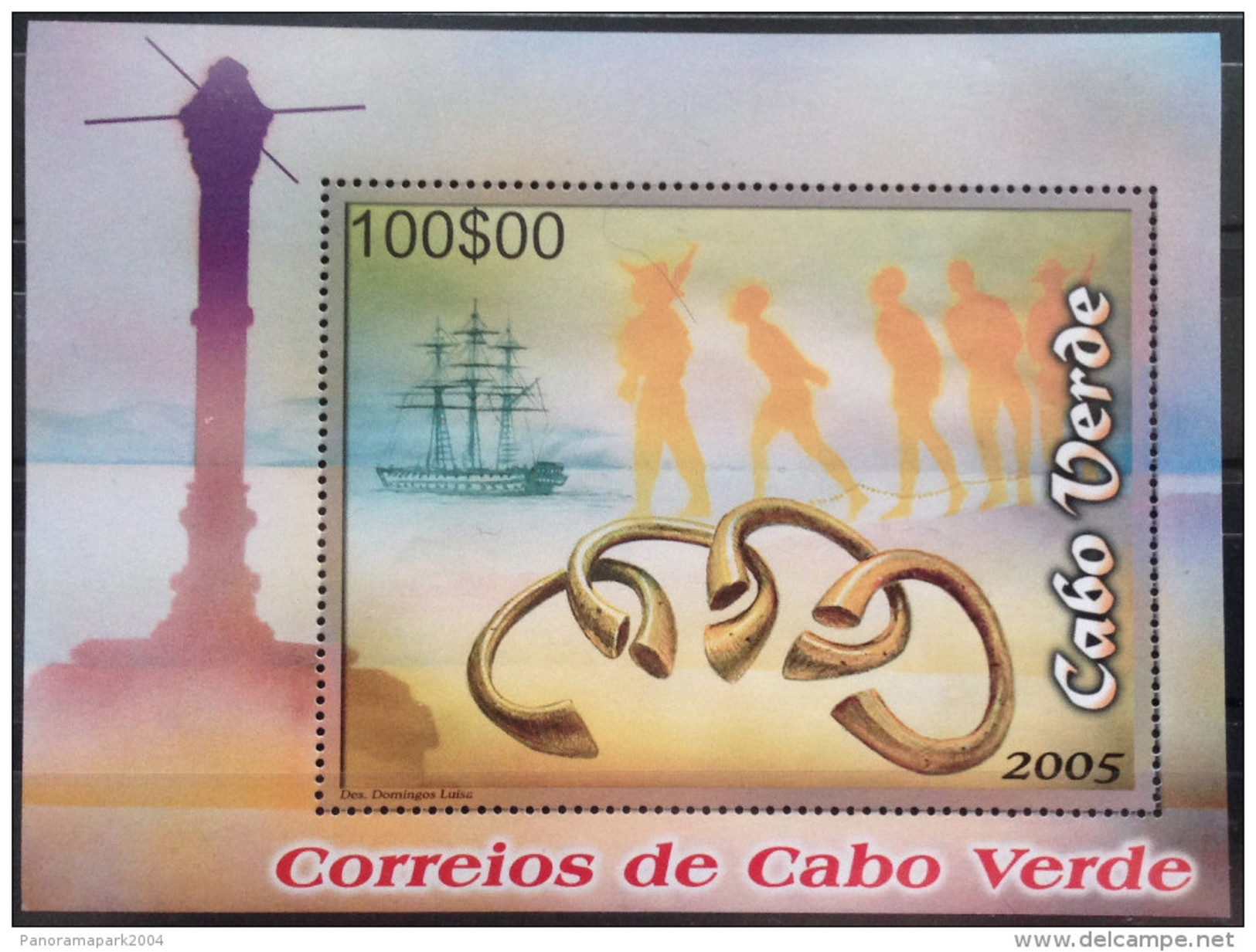 Cabo Verde 2006 - Patrimonio Subaquatico Underwater Sous-marin Culture Giant Stamps Bloc Sheet Block MNH** - Islas De Cabo Verde