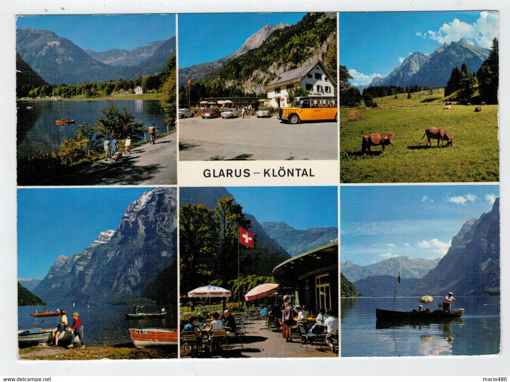 GLARUS    KONTAL   (FLAMME)    2 SCAN  (VIAGGIATA) - Altri & Non Classificati