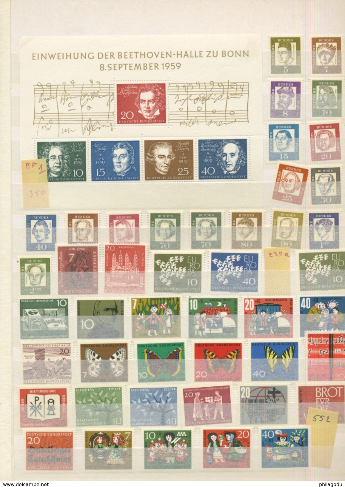 Collection Bundespost Cotée En 1997  8600FF  (=1250Euros) - Sonstige & Ohne Zuordnung