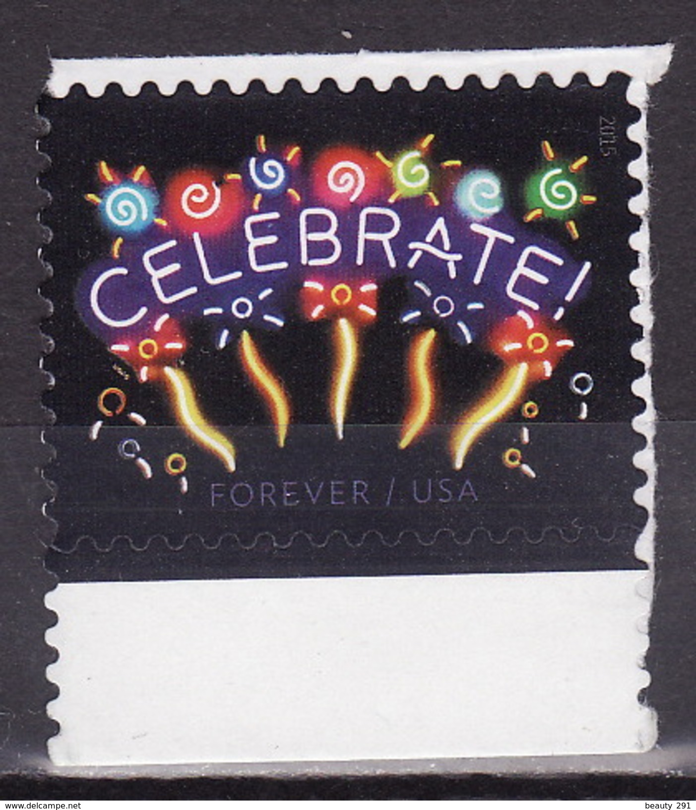 USA, 2015 Scott #5019, Celebrate, Forever (.49), Single, MNH, VF - Ongebruikt