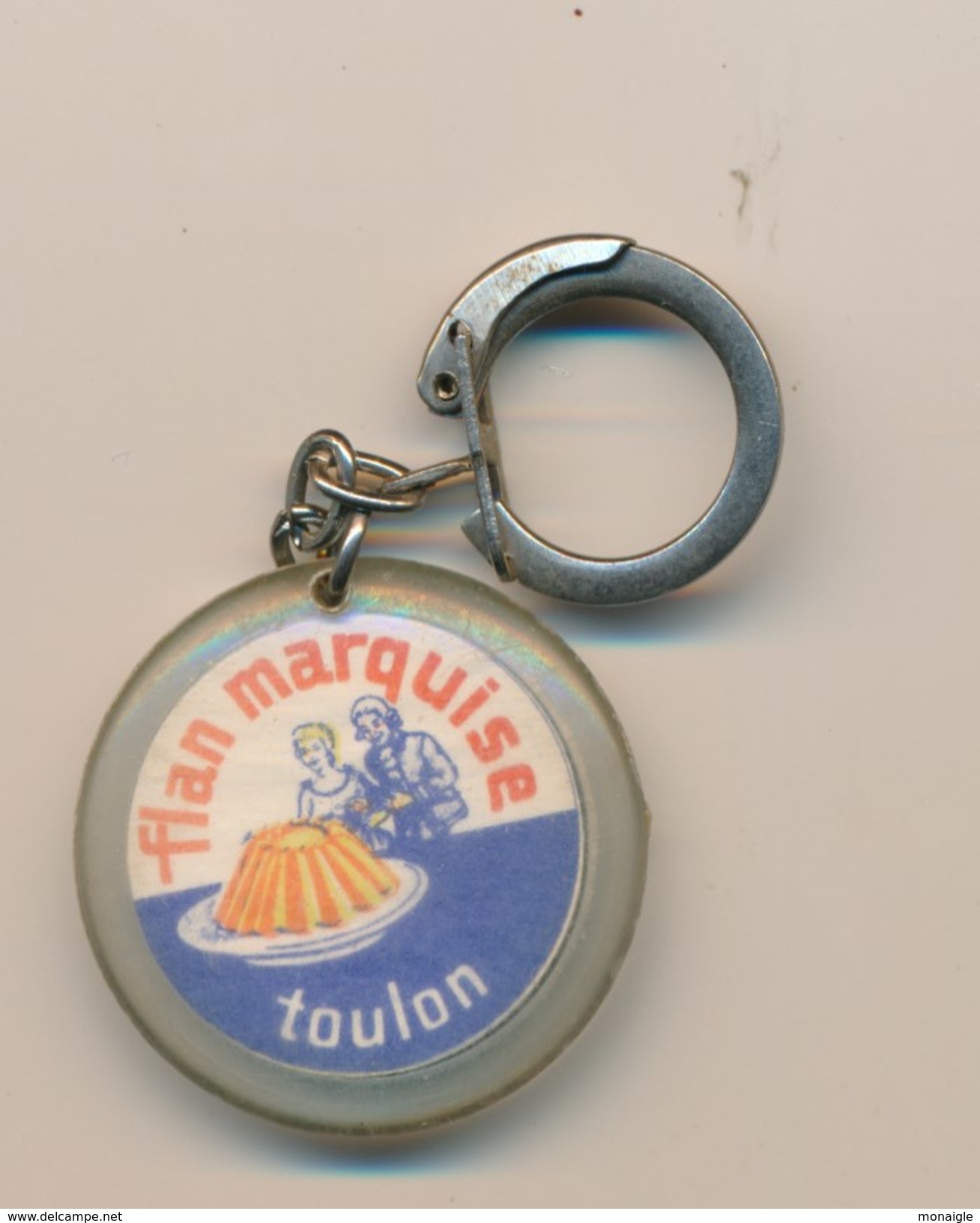 PORTE-CLEFS CLE CLEF- Années 60 - Flan Marquise  Toulon -  Vélo Hodge Anglais 1880 - Porte-clefs