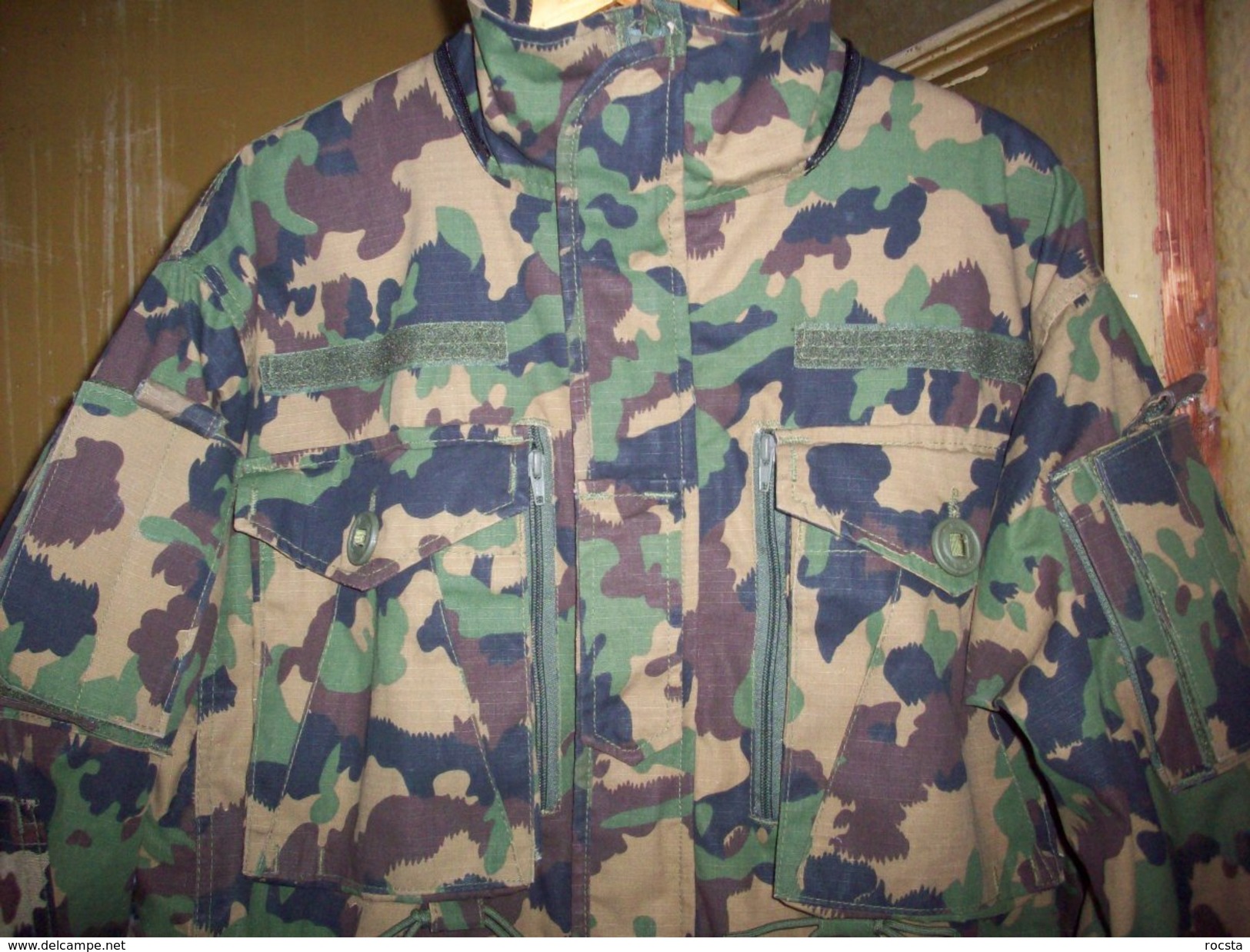 Parka Weatherproof Claw Gear Swiss Camouflage TAZ 90 Size XL - 24 Pockets! - Uniformes