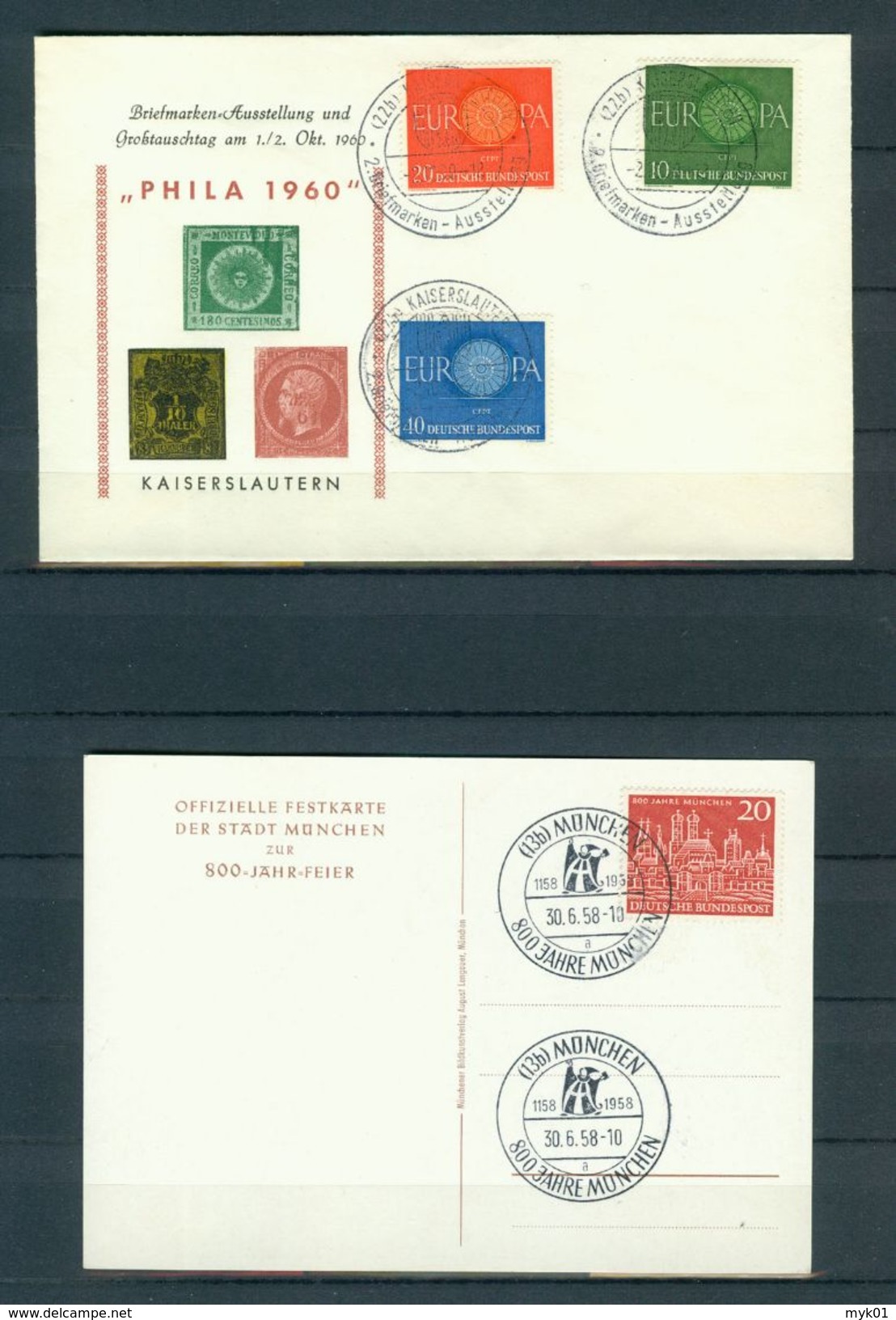 BUND SAMMLUNG 1949 -1960 KOMPLETT SAUBER GESTEMPELT MIT FDC MICHELKATALOGWERT ÜBER 1000 EURO