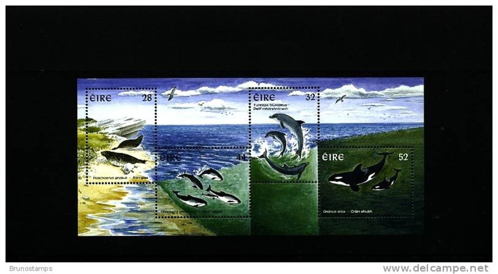 IRELAND/EIRE - 1997  MARINE MAMMALS  MS MINT NH - Blocchi & Foglietti