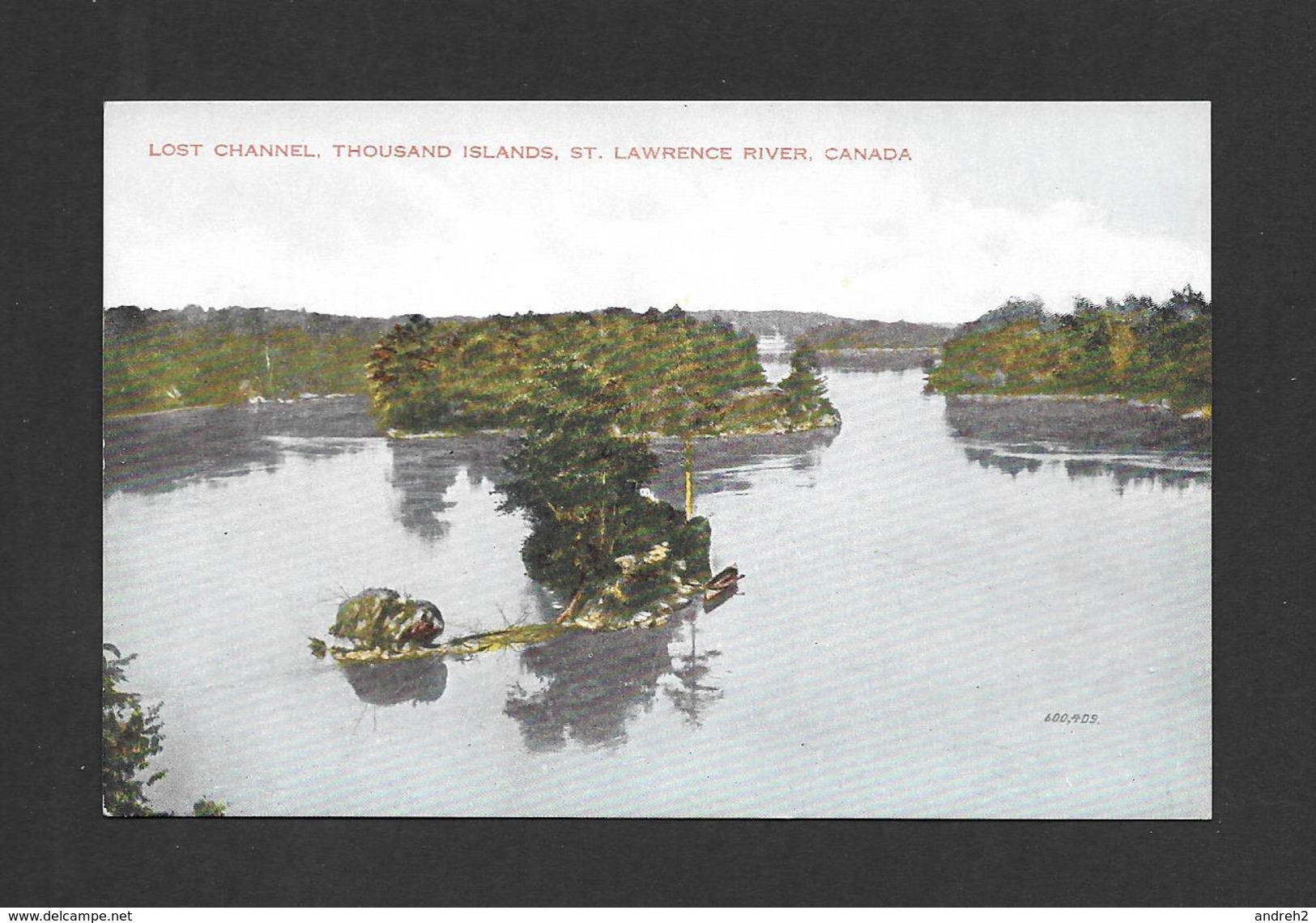 LOST CHANNEL- THOUSAND ISLANDS - ONTARIO - ST LAWRENCE RIVER - BY VALENTINE BLACK - Thousand Islands