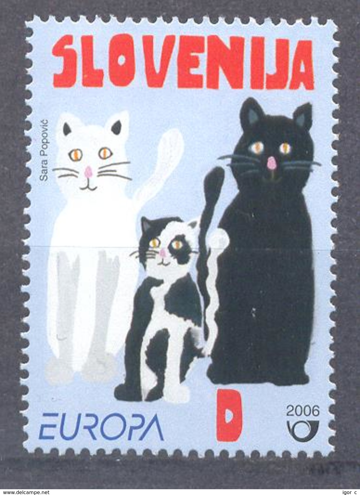 Slowenien Slovenia 2006 MINT MNH **: Europa Cept: Cats Katze Chat Gatto Gato; Integration Of Immigrants - Altri & Non Classificati