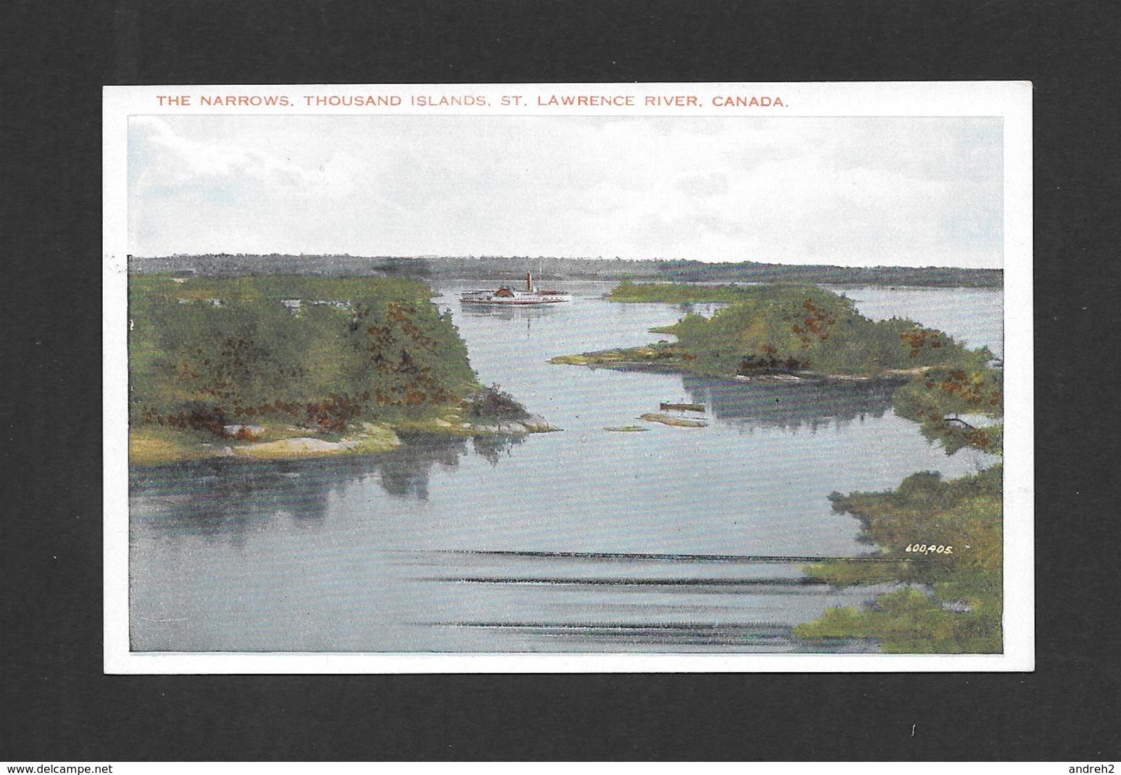 THE NARROWS - THOUSAND ISLANDS - ONTARIO - ST LAWRENCE RIVER - BY VALENTINE BLACK - Thousand Islands