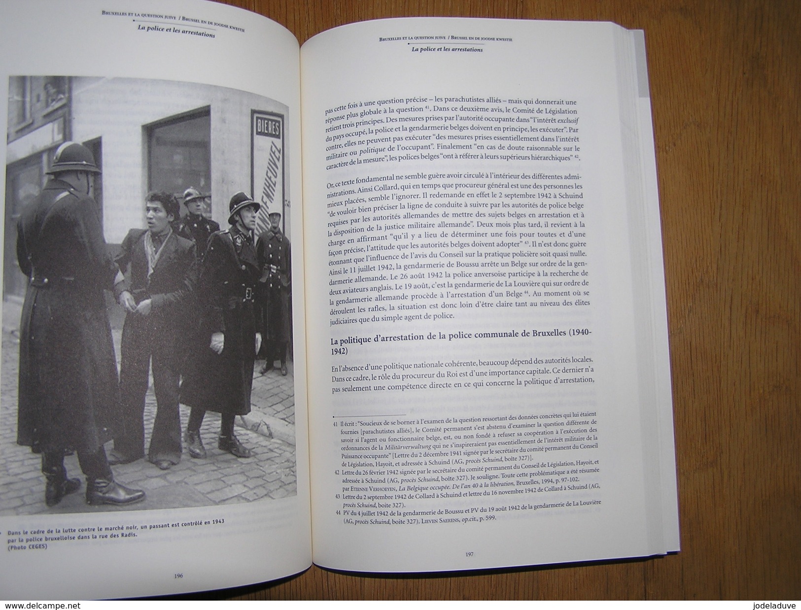 CAHIERS D' HISTOIRE BIJDRAGEN GESCHIEDENIS N° 12 Guerre 40 45 Nazi Police Bruxelles Persécution Juif Arrestations Juifs