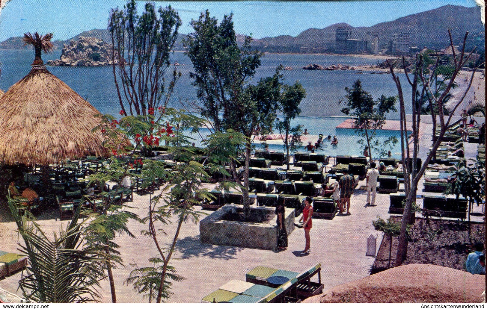 Acapulco - Vista De La Bahia Desde El Hotel Condesa Del Mar 1973 (000460) - Mexico