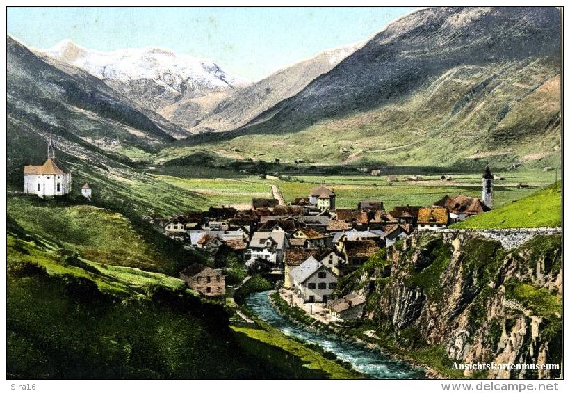 Antermatt Mit Hospenthal + C1910  (23166) - Matt