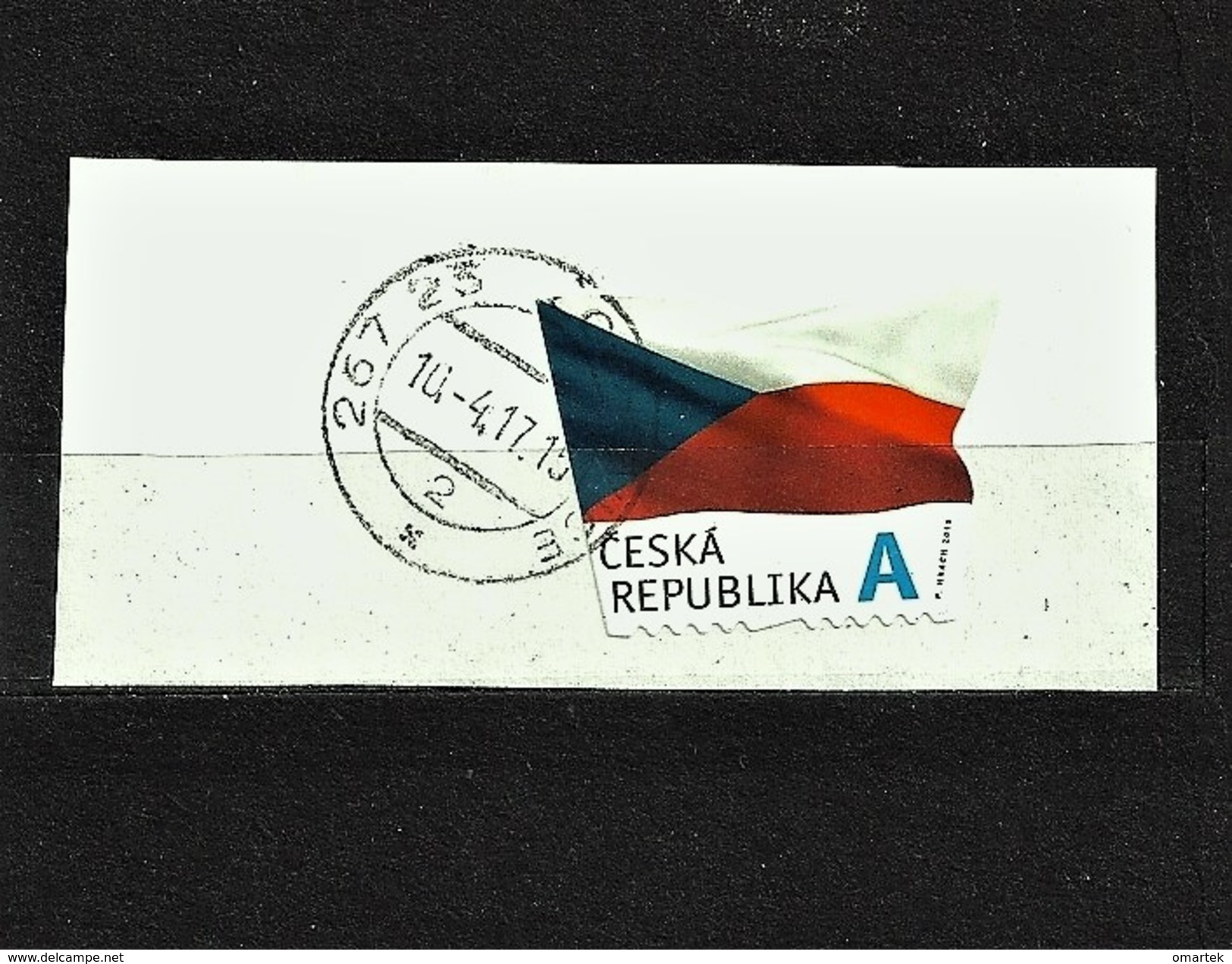 Czech Republic  Tschechische Republik  2015 ⊙ Mi 865 The Flag Of The Czech Republic. Die Flagge Der Tschechische.c.8 - Oblitérés