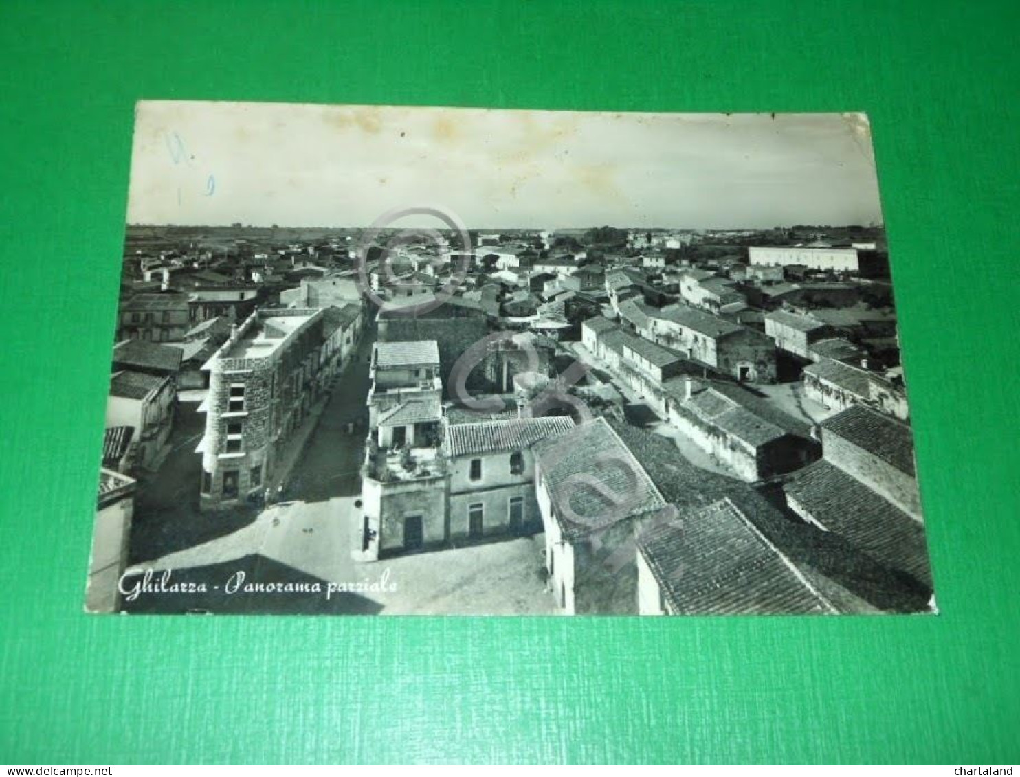 Cartolina Ghilarza - Panorama Parziale 1960 - Oristano