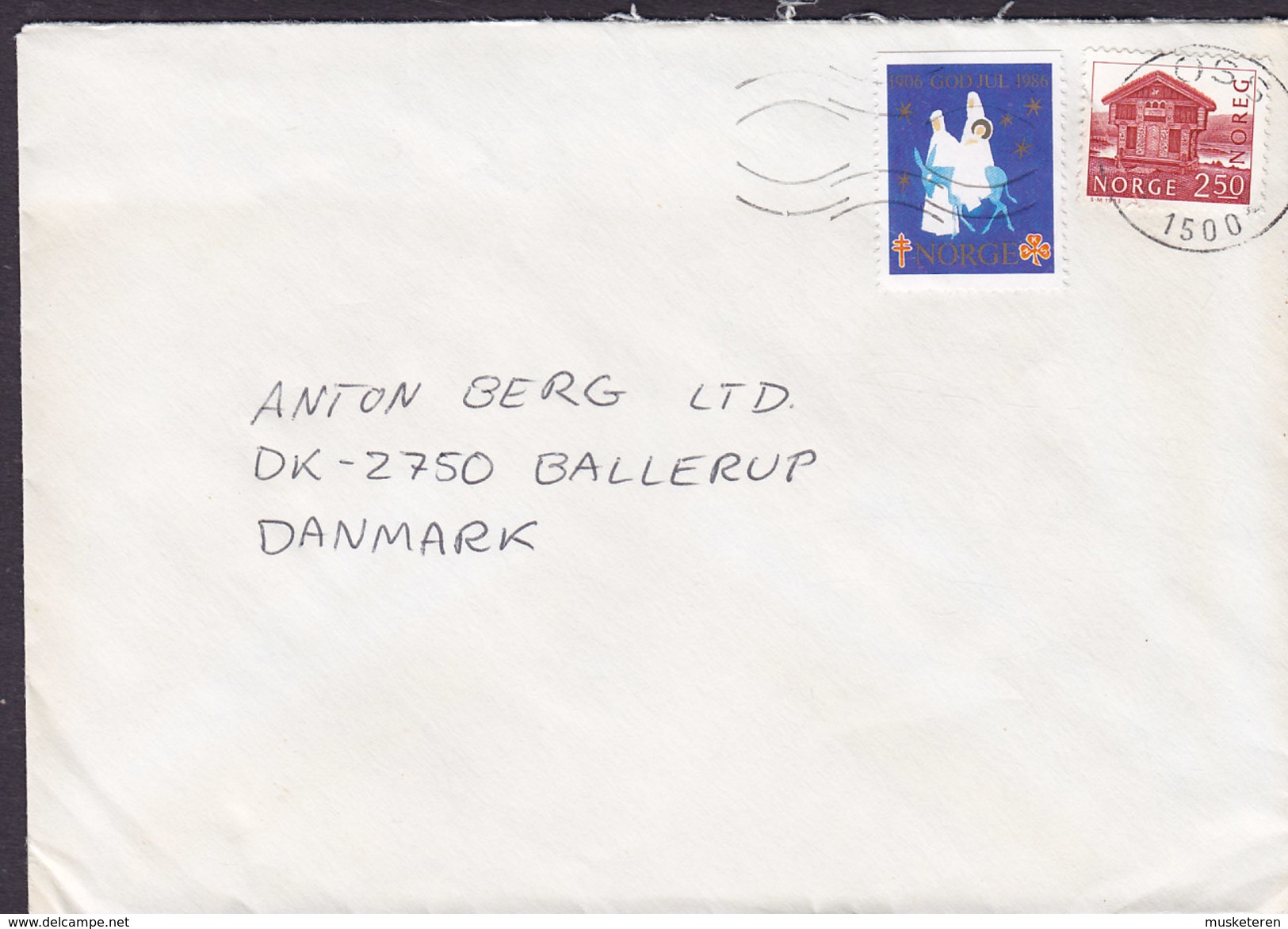 Norway OSLO 1986 Cover Brief Christmas Seal Tuberculosis Tuberkulose - Briefe U. Dokumente