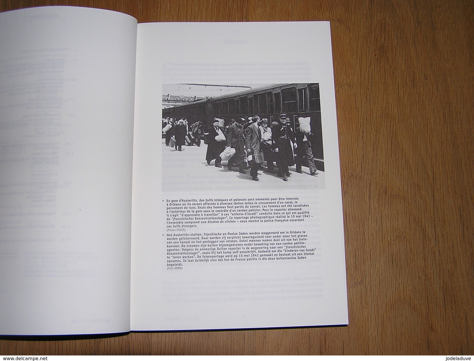 CAHIERS D' HISTOIRE BIJDRAGEN GESCHIEDENIS N° 17 Guerre Gendarmerie Libération Persécution Juifs Anvers Turcs Immigrés - Guerre 1939-45