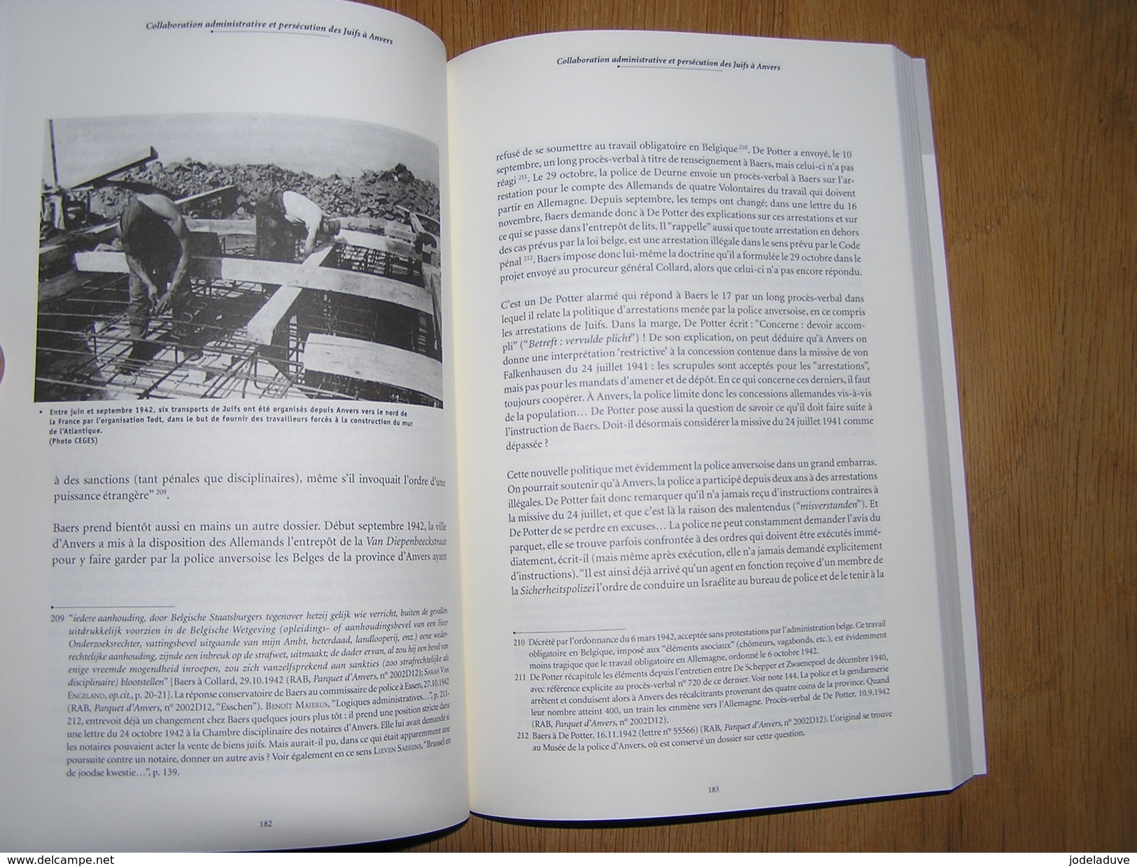 CAHIERS D' HISTOIRE BIJDRAGEN GESCHIEDENIS N° 17 Guerre Gendarmerie Libération Persécution Juifs Anvers Turcs Immigrés