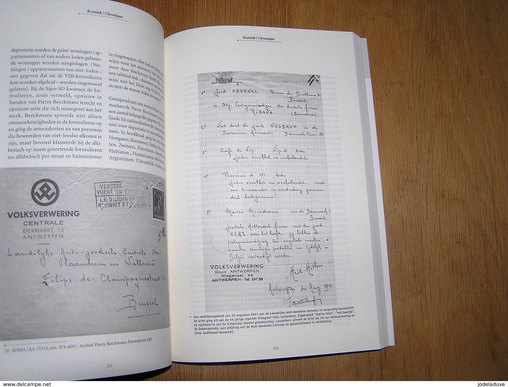 CAHIERS D' HISTOIRE BIJDRAGEN GESCHIEDENIS N° 17 Guerre Gendarmerie Libération Persécution Juifs Anvers Turcs Immigrés