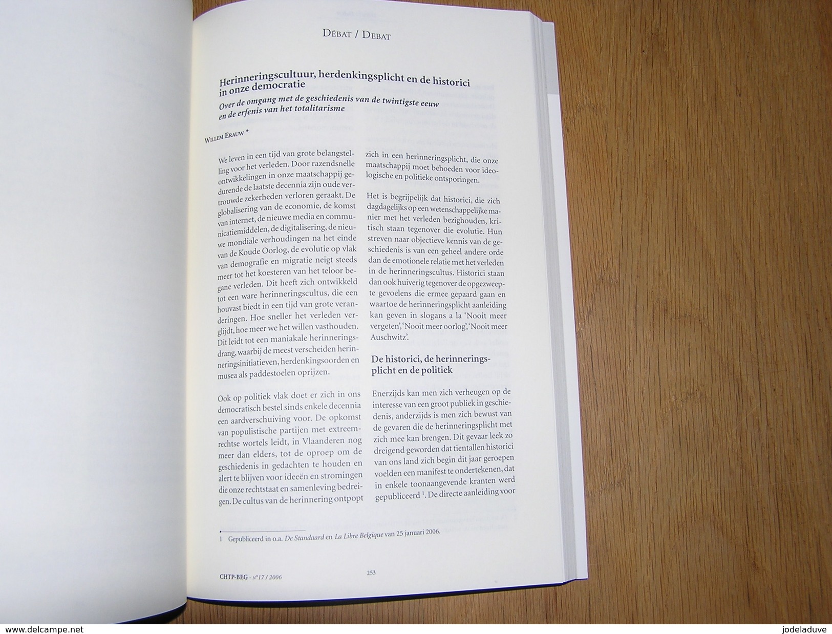 CAHIERS D' HISTOIRE BIJDRAGEN GESCHIEDENIS N° 17 Guerre Gendarmerie Libération Persécution Juifs Anvers Turcs Immigrés