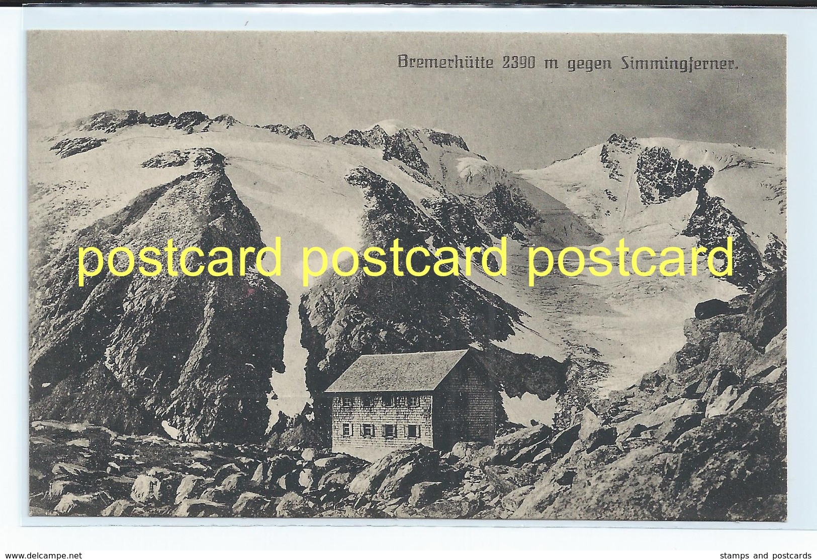 BREMERHUTTE, AUSTRIA. OLD POSTCARD C.1910 #620. - Neustift Im Stubaital