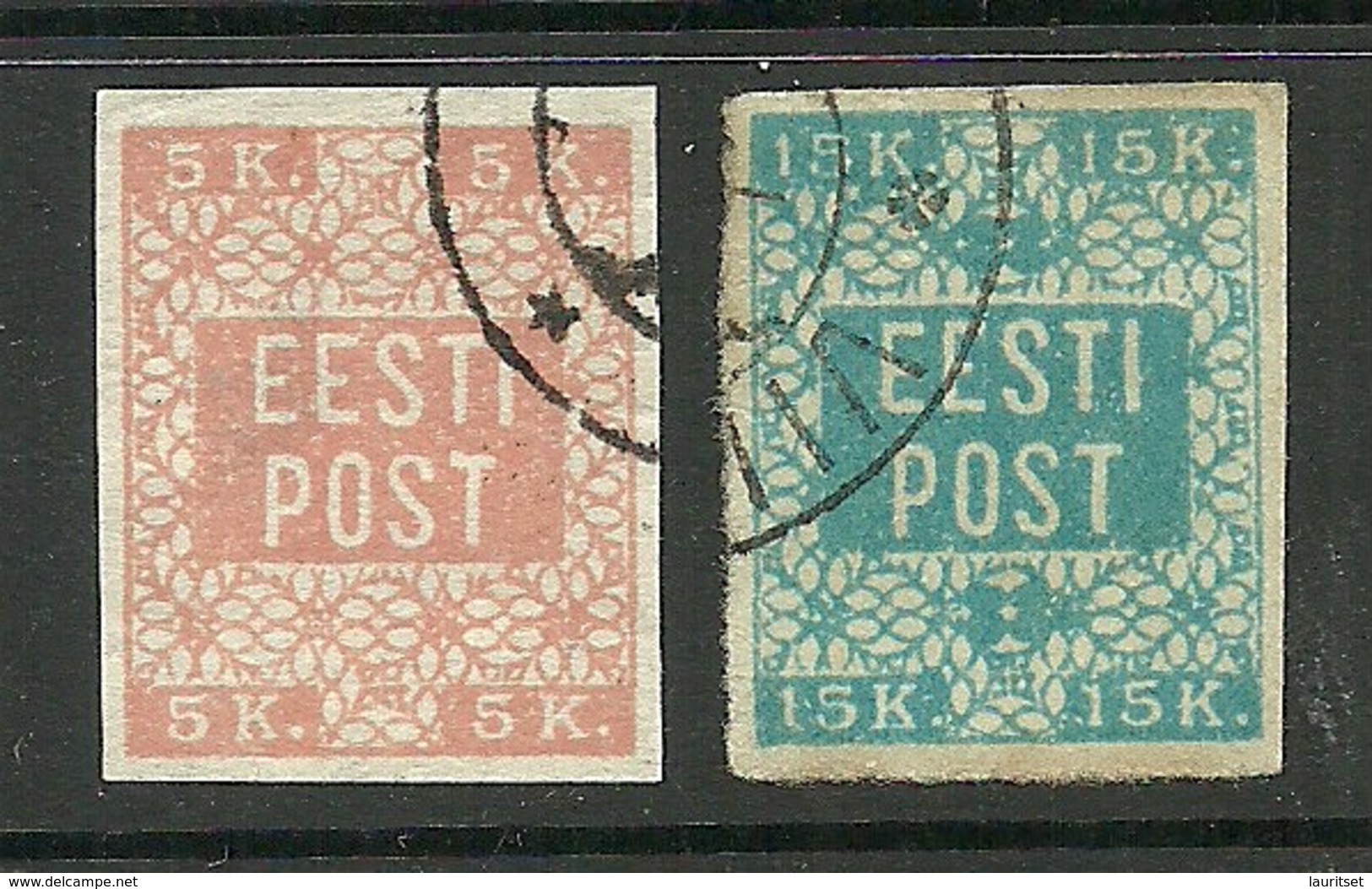 ESTLAND Estonia 1918/19 Michel 1 - 2 O - Estland