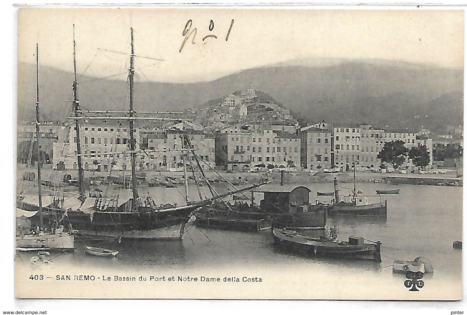 ITALIE - SAN REMO - Le Bassin Du Port Et Notre Dame Delta Costa - Altri & Non Classificati