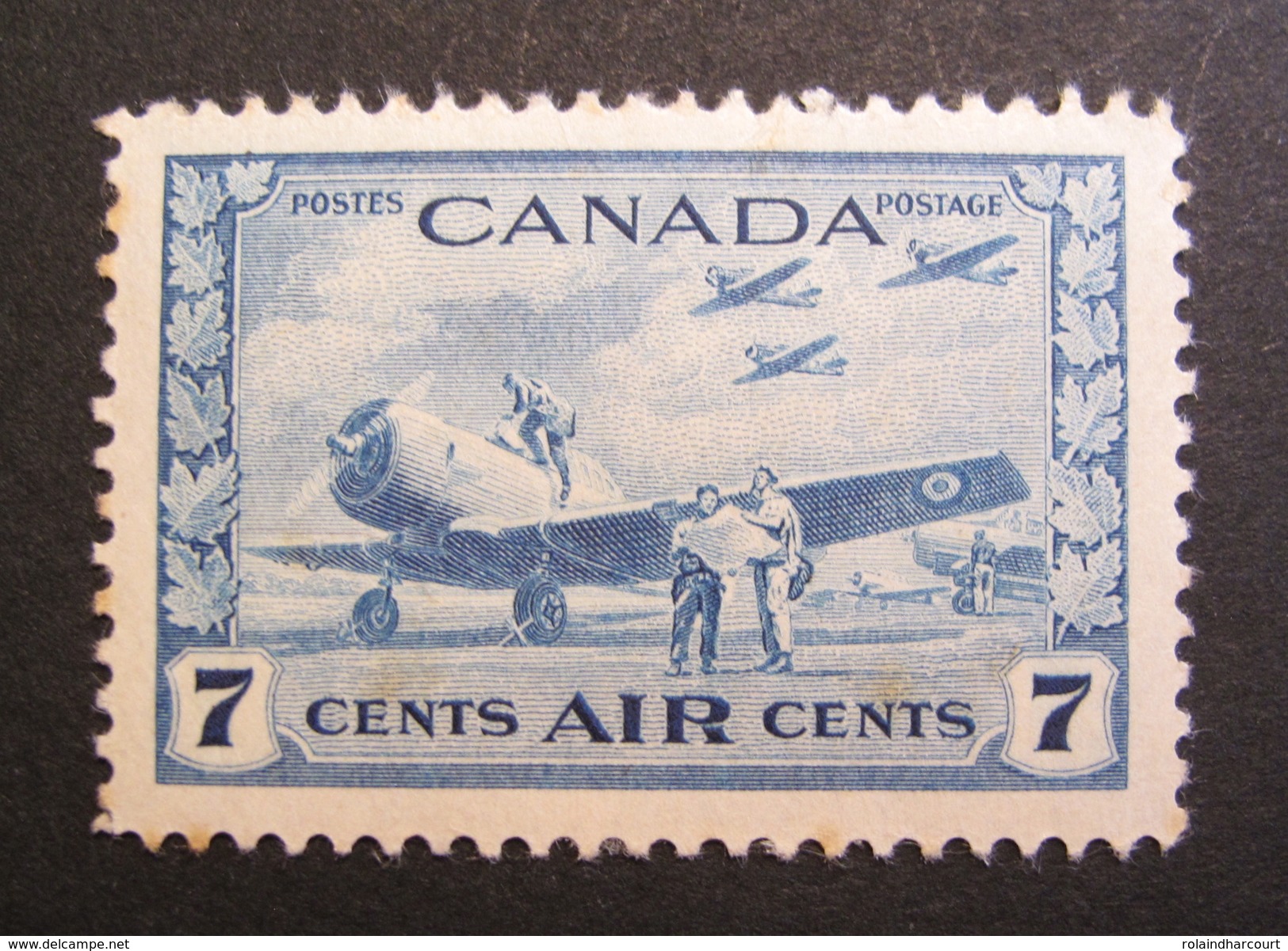 LOT R1703/385 - 1943 - CANADA - POSTE AERIENNE - N°8 - NEUF * - Neufs